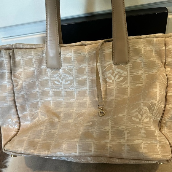Chanel Tan Quilted Tote Bag - Picture 13 of 13